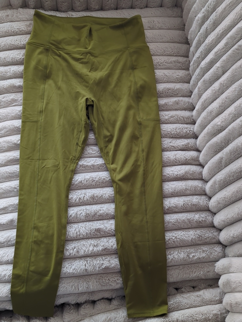 Fabletics Motion365  Trinity High-Waist Leggings in Olive- XL